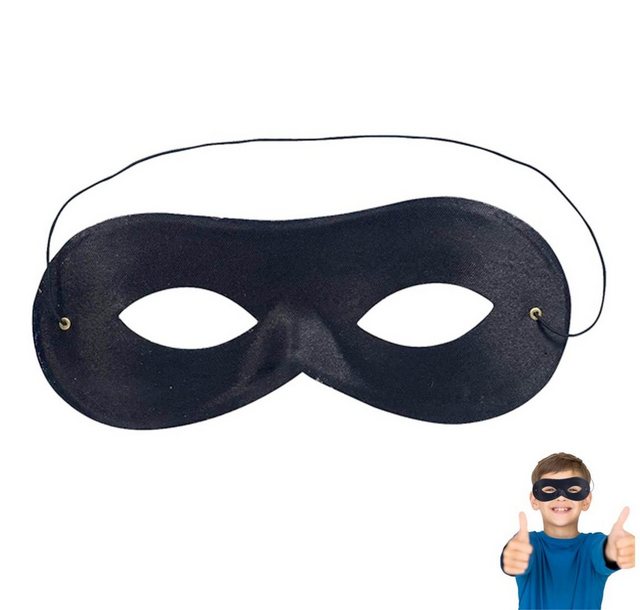 Bild von Kostümheld® Verkleidungsmaske 1x Bandit Augenmaske - Zorro, Einbrecher Maske Fasching & Karneval