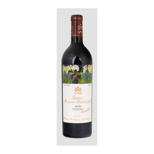 Bild von Château Mouton Rothschild 2020 - Etikett von Peter Doig