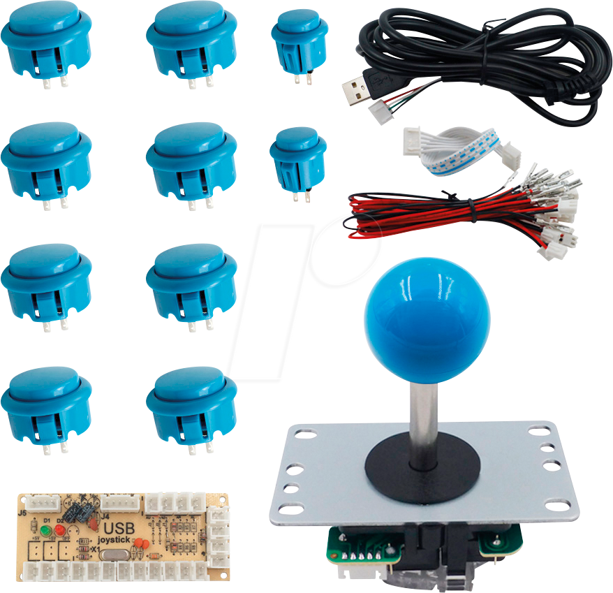 Bild von KUB ARC-BL - DIY Arcade Set Blau