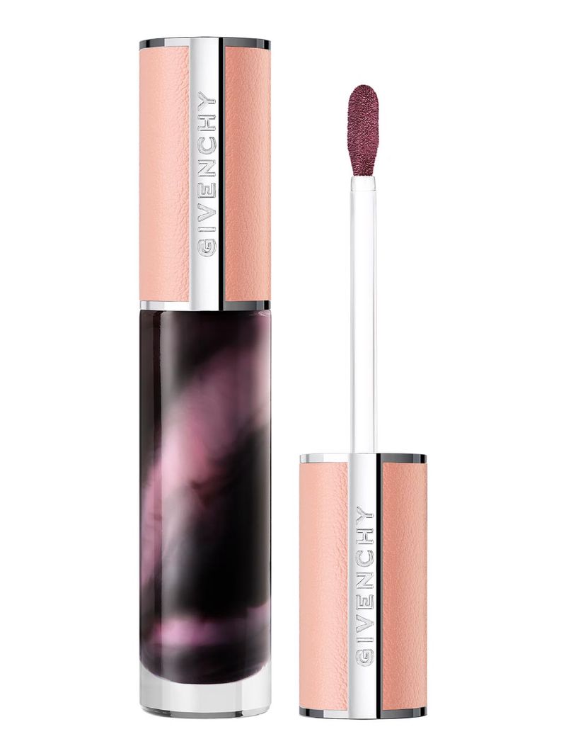 Bild von GIVENCHY Rose Perfecto Liquid Le Lip Balm, Lippen Make-up, lipgloss, Balsam, lila (N11), glossy/glänzend, Deckkraft: Mittel bis Hoch,