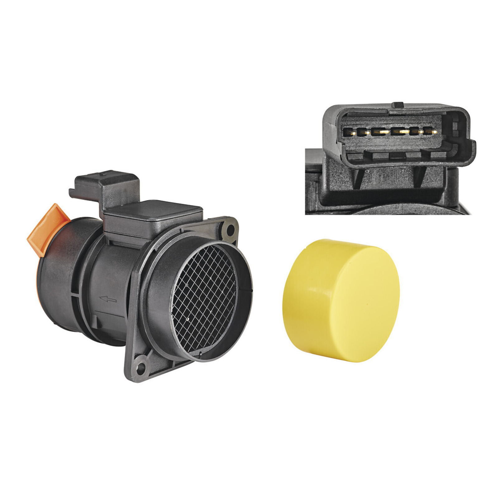 Bild von VALEO 253702 Luftmassenmesser LMM, Luftmengenmesser mit integriertem Lufttemperatursensor RENAULT: TRAFIC 2 Kasten, SCENIC 2, OPEL: Vivaro A Van