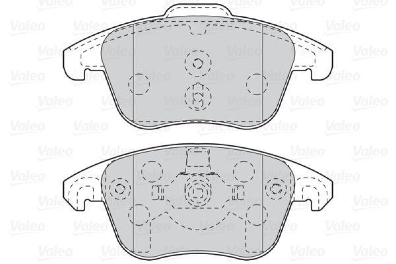 Bild von VALEO Bremsbelagsatz FIRST 302099 Bremsbeläge,Bremsklötze PEUGEOT,CITROËN,DS,5008 (0U_, 0E_),C4 Picasso I (UD_),C4 Grand Picasso I (UA_),C4 II (B7)