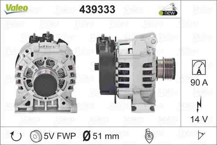 Bild von VALEO Generator Artikel: 439333