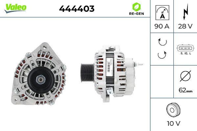 Bild von VALEO Generator VALEO RE-GEN AT 444403