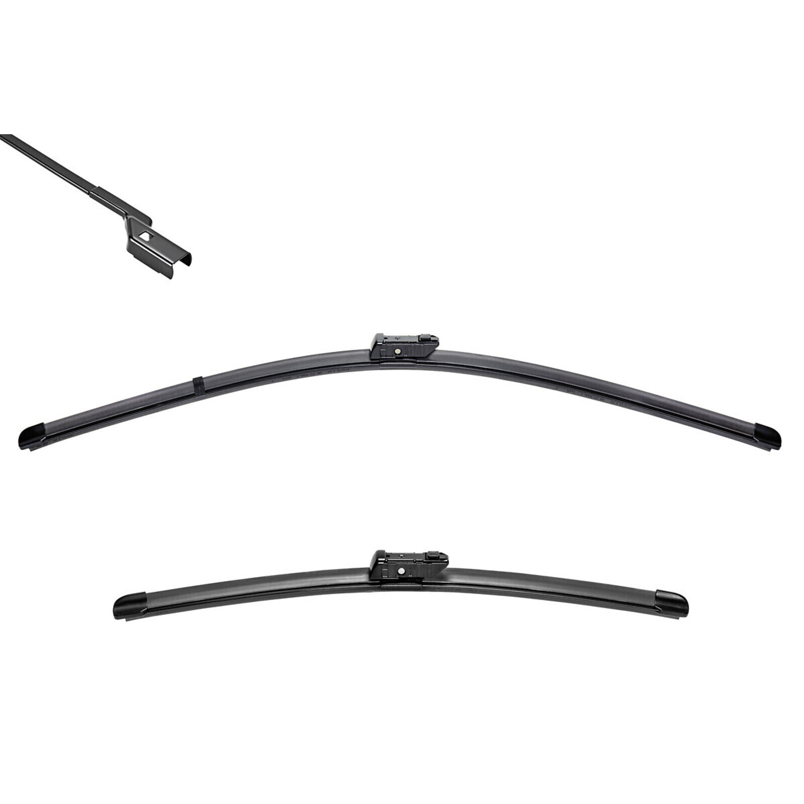 Bild von VALEO Silencio Wischer - VF814 - Leistungsstarke, hervorragende Sicht auf der Straße, einfache Montage - originale Flachblätter 580mm/530mm - Vorne - Set mit 2 Wischerblättern - 577814