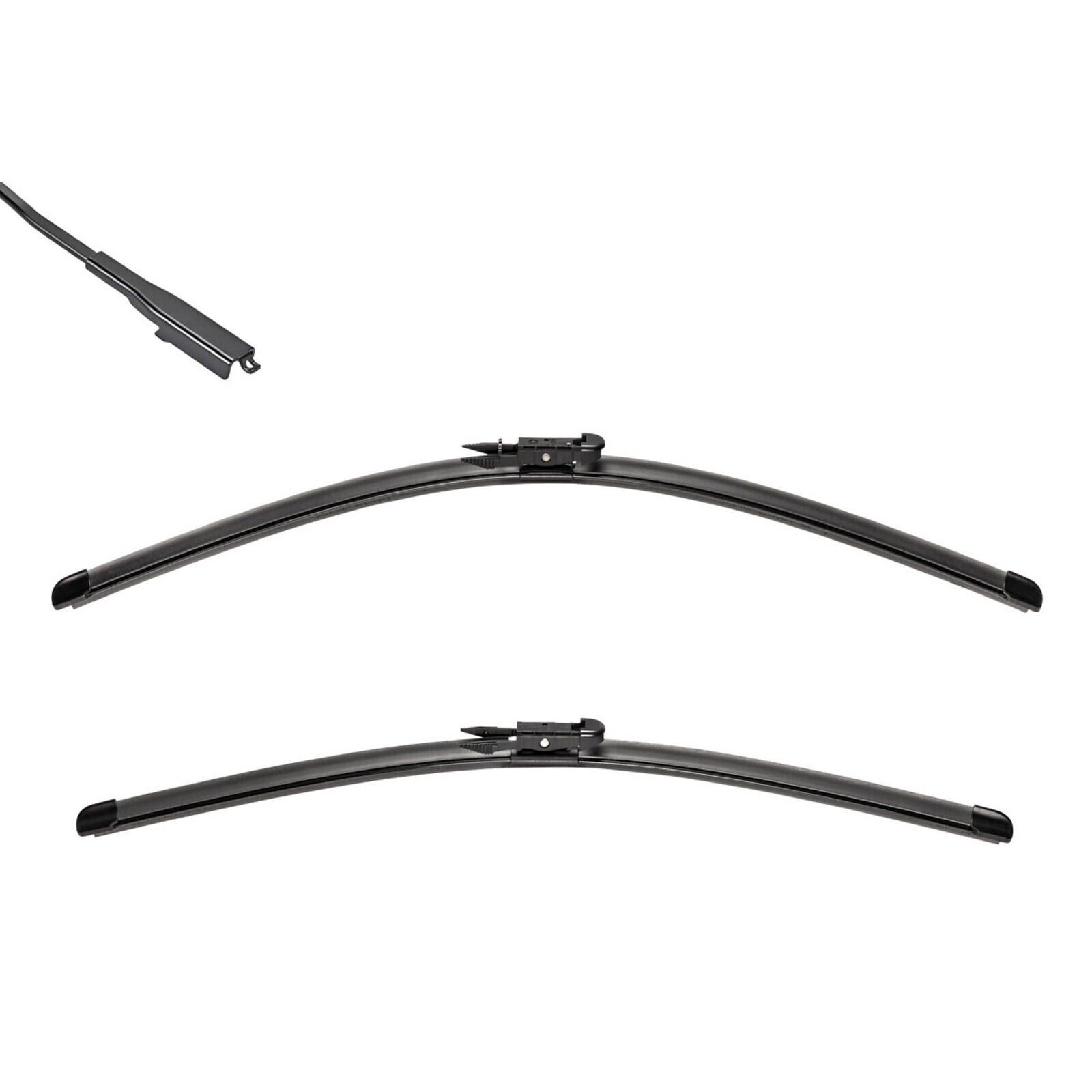 Bild von VALEO Silencio Wischer - VF828 - Leistungsstarke, hervorragende Sicht auf der Straße, einfache Montage - originale Flachblätter 600mm/450mm - Vorne - Set mit 2 Wischerblättern - 577828
