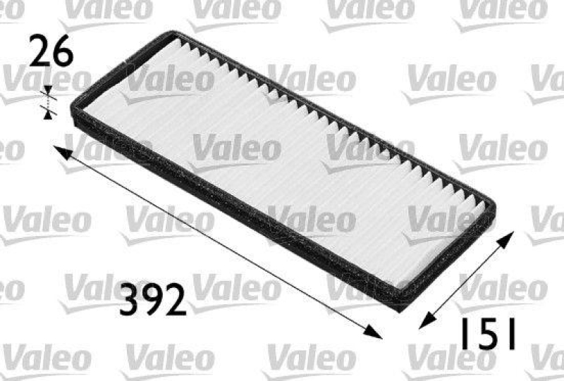 Bild von VALEO CLIMFILTER COMFORT 698164 Innenraumfilter Filter, Innenraumluft, Pollenfilter, Mikrofilter Partikelfilter 390 144 26 AUDI: A4 B5 Saloon