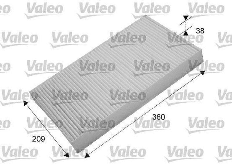 Bild von VALEO Innenraumfilter Partikelfilter 698871 Filter, Innenraumluft,Pollenfilter MERCEDES-BENZ,VITO Bus (W639),VIANO (W639),VITO / MIXTO Kasten (W639)