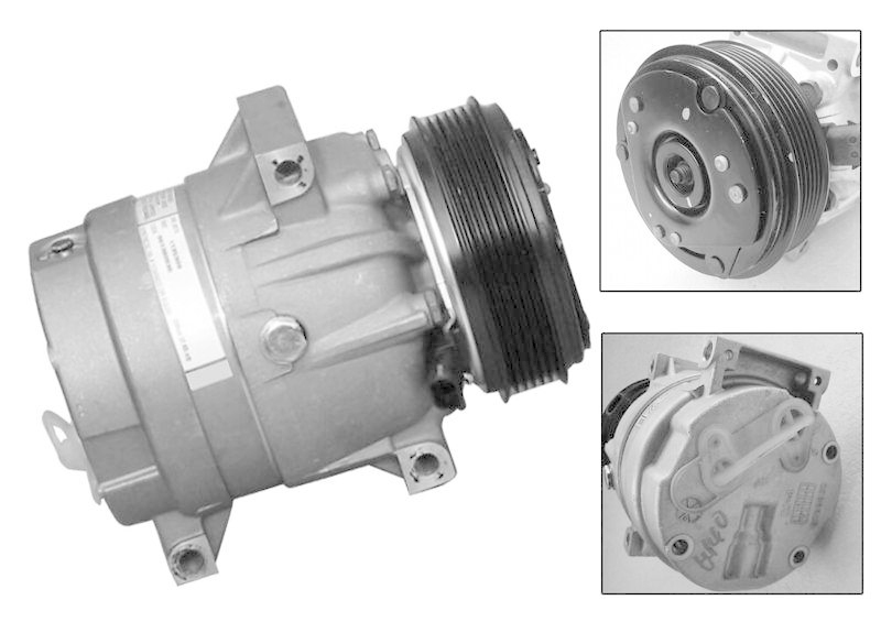 Bild von VALEO NEW ORIGINAL PART 699143 Kompressor Klimakompressor, Klimaanlage Kompressor, Kompressor, Klimaanlage 5V16 12 PAG 46 R134a mit PAG-Kompressoröl