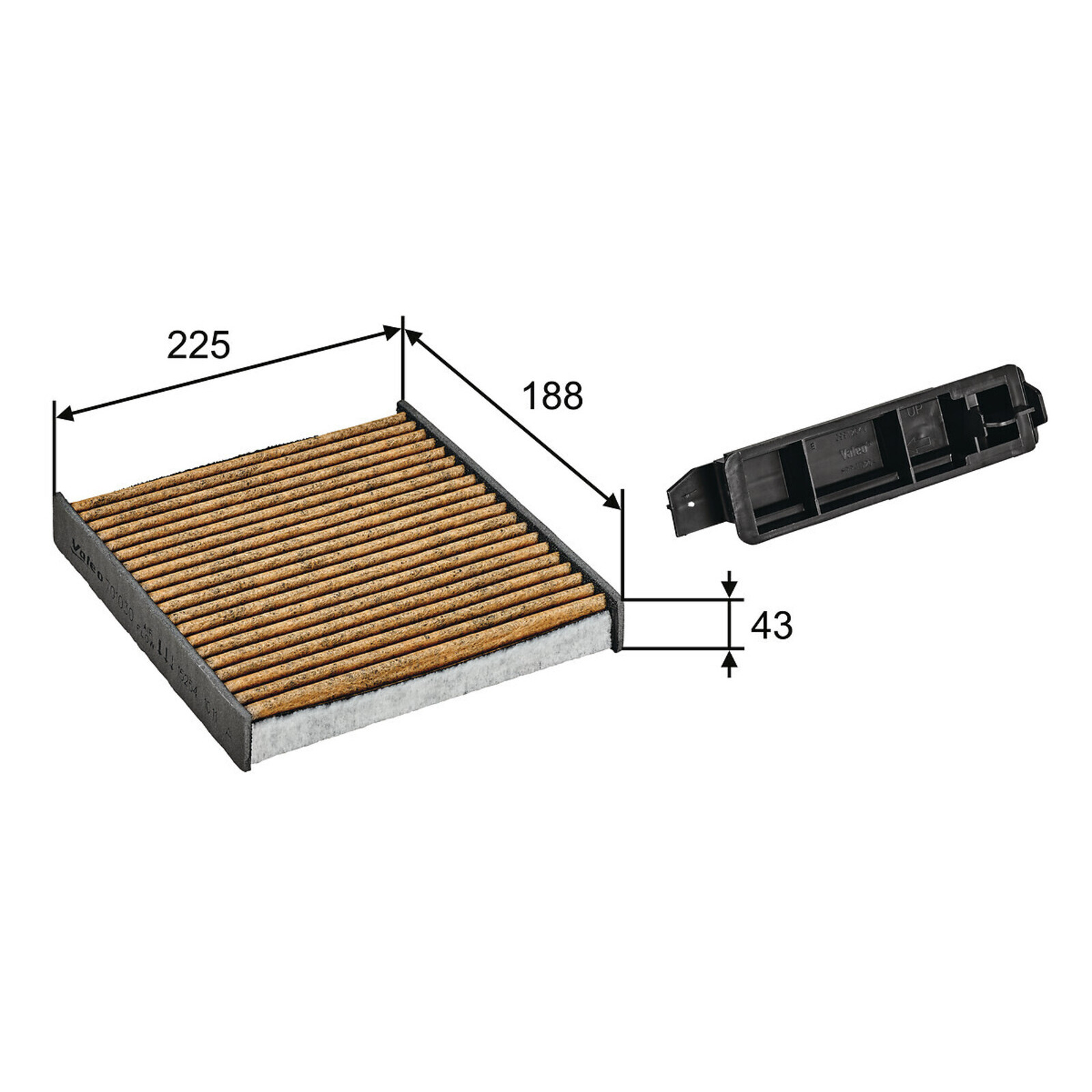 Bild von VALEO 701030 Filter, Innenraumluft PROTECT MAX Polyphenol mit Aktivkohle (antiallergen) Schutz vor Pollen, Staub, Bakterien, Gasen, unangenehmen Gerüchen und Allergenen