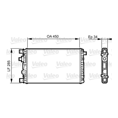 Bild von Kühler für die Motorkühlung - VALEO 732789 im Test