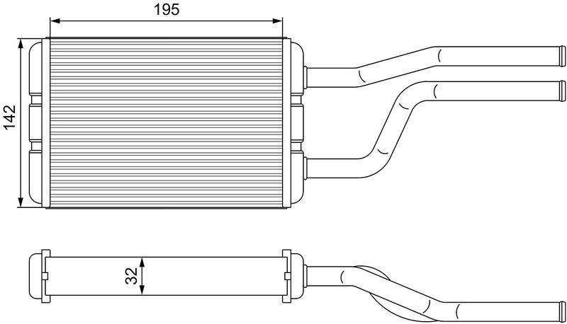Bild von Valeo 811545 - Wärmetauscher, Innenraumheizung