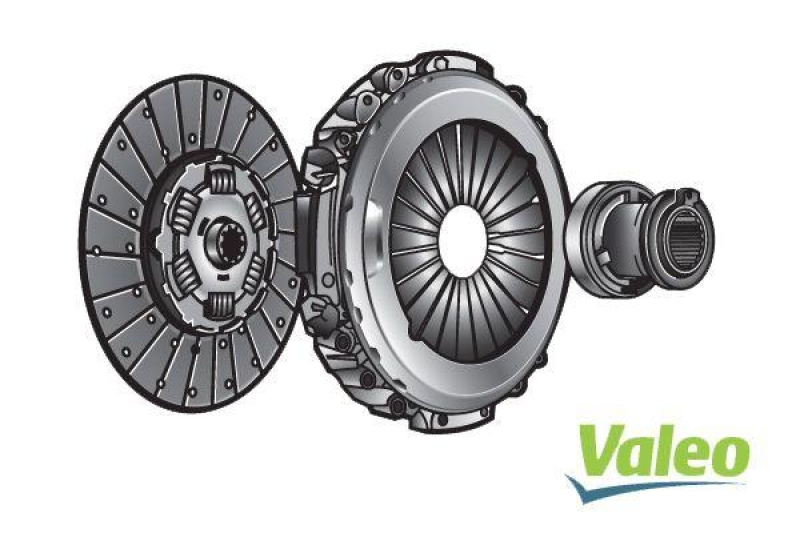Bild von VALEO 827295 Kupplungssatz NEW ORIGINAL KIT3P mit Ausrücklager 430 430