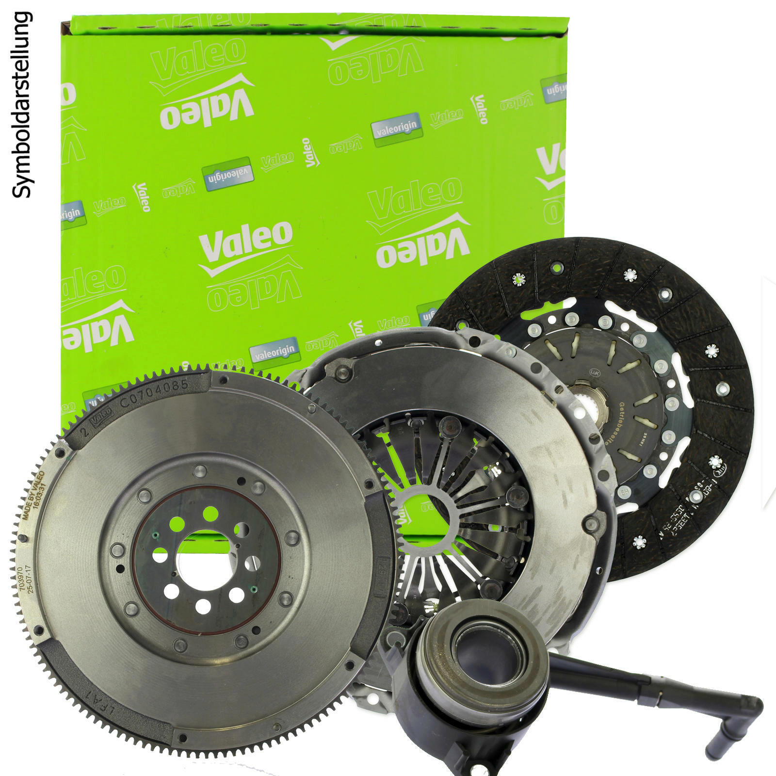 Bild von VALEO Kupplungssatz mit Zentralausrücker 837397  VW,AUDI,SKODA,Golf V Schrägheck (1K1),TOURAN (1T1, 1T2),GOLF VI (5K1),Passat Variant (3C5)