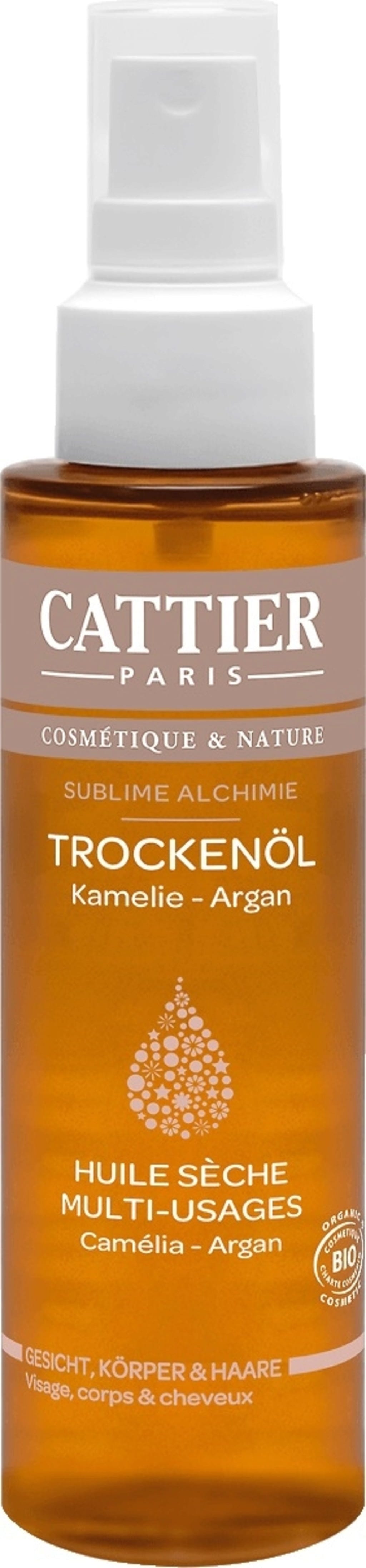 Bild von Cattier Trockenöl Argan und Kamelie, mit wertvollen Bio-Ölen, Naturkosmetik, 100 ml