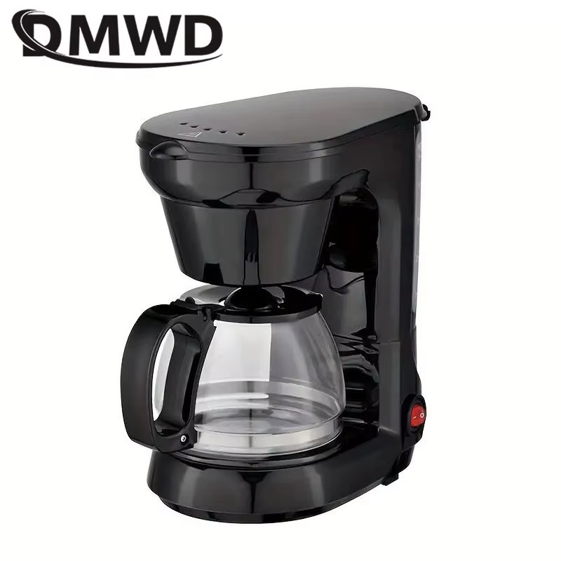 Bild von 220V 110V 750ml Kapazität 5 Tassen Dampf Tropf Kaffee maschine praktische Mini Americano Kaffee