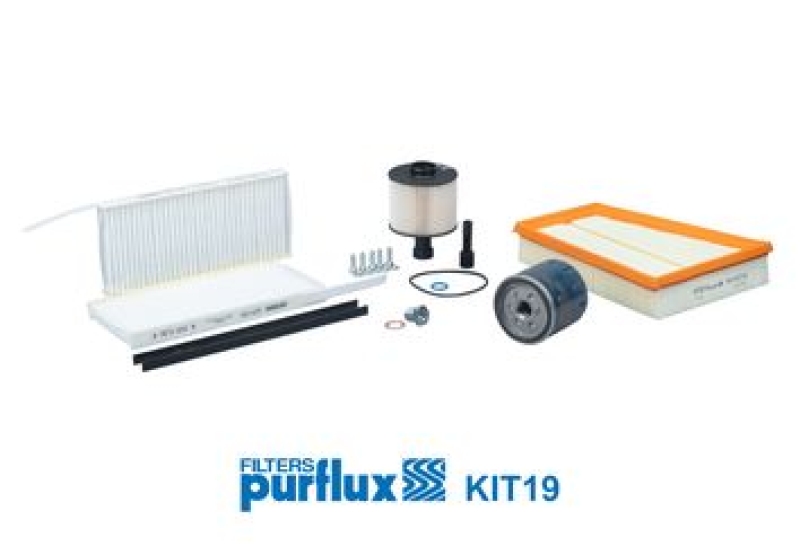 Bild von PURFLUX Filter-Satz KIT19  MERCEDES-BENZ,RENAULT,CITAN Kasten (415),Citan Kombi / Tourer (415),CITAN Mixto (415),KANGOO / GRAND KANGOO (KW0/1_)