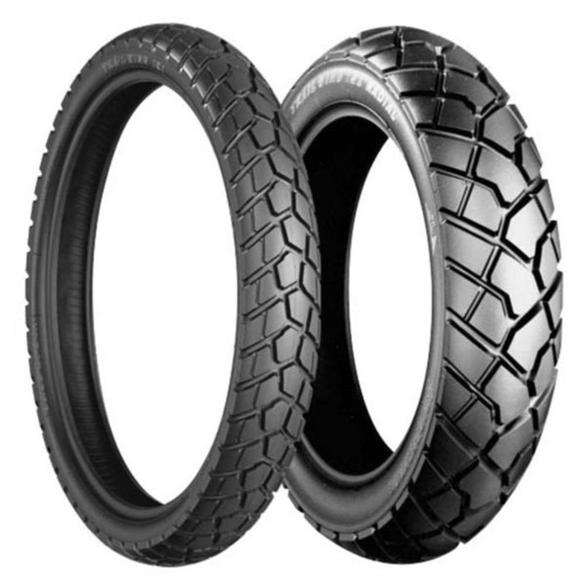 Bild von MOTORRADREIFEN 90 90-21 54H BRIDGESTONE BATTLAX ADVENTURECROSS AX41T TL TL M+S NO-3PMSF L FRONT ENDURO/SUPER MOTO
