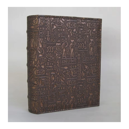 Bild von Ägypten-Style-Pu-Leder-Vintage-Fotoalbum für 200 Fotos