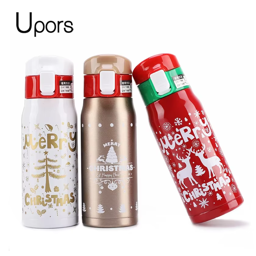 Bild von UPORS Thermos Flasche Doppel Wand Vakuum Isolierung 304 Edelstahl Kaffee Reise Becher mit Deckel