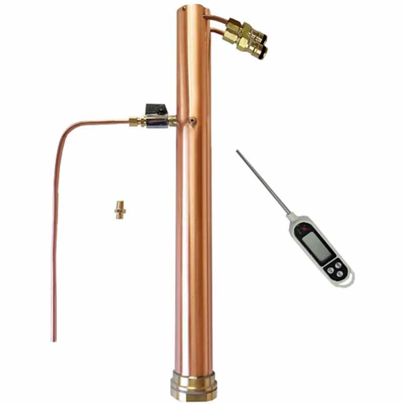 Bild von Kegland keggomax kupfer rückfluss noch-zur destillation von reinem neutral geist homebrew ohne