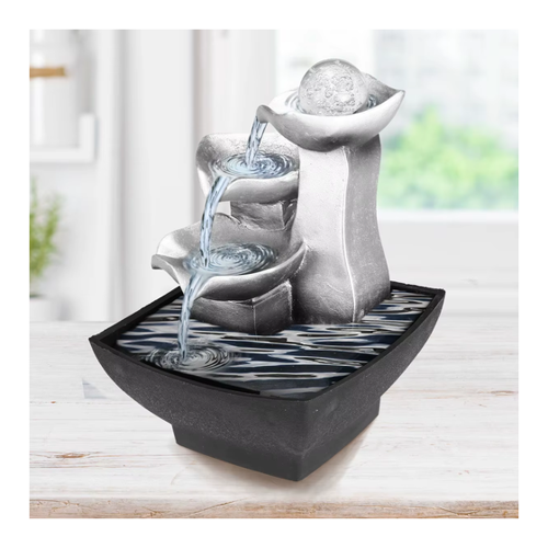 Bild von Steingarten Entspannung Indoor Brunnen Wasserfall Feng Shui Desktop Wasser Klang Tabelle Ornamente