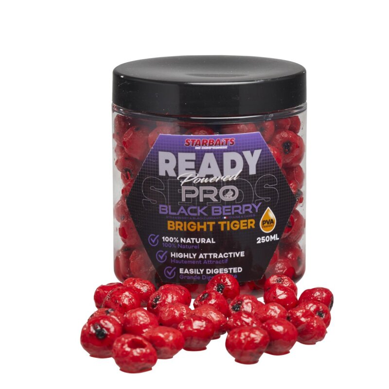 Bild von STARBAITS Ready Seeds Pro Bright Tiger Blackberry 250ml Rot (36,24 € pro 1 l)