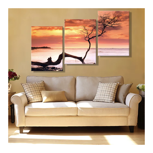 Bild von Triptychon DIY 5D-Diamantgemälde - Roter Baum