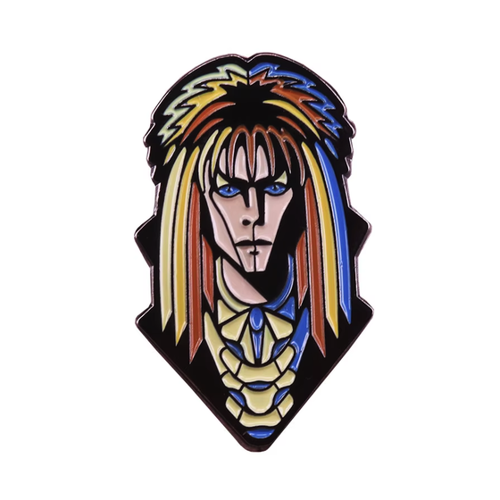 Bild von Jareth Emaille Pin Abzeichen - Ziggy Stardust und Goblin King Design