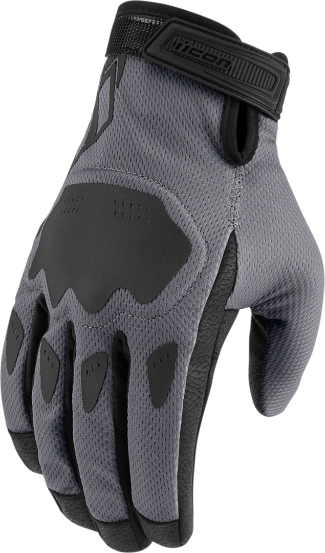 Bild von Icon Hooligan Motorrad Handschuhe, grau, Größe 2XL für Männer