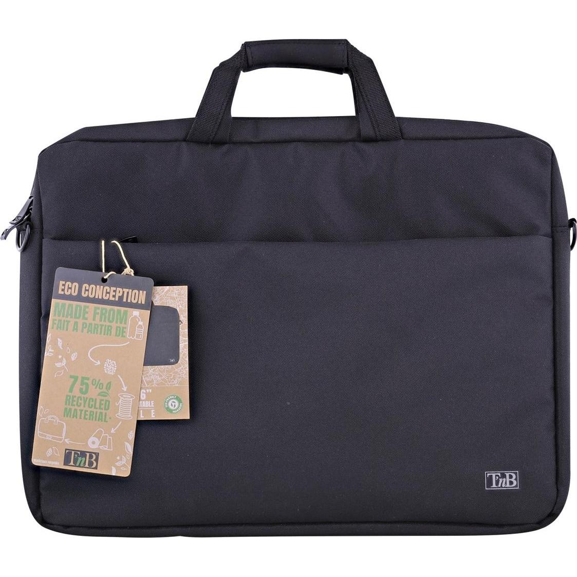 Bild von T'nB Sacoche Ordinateur Portable Marseille 15"max (Noir) (15.60", Universal), Notebooktasche, Schwarz