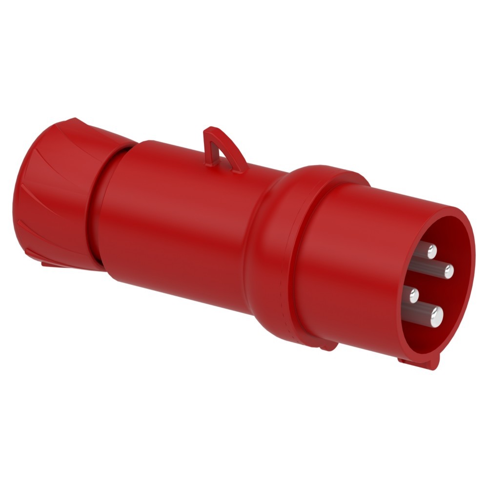 Bild von Merlin Gerin, Netzstecker + Netzkupplung, Kabelstecker 16A MALE IP44 380V 4P (CEE 16/3)