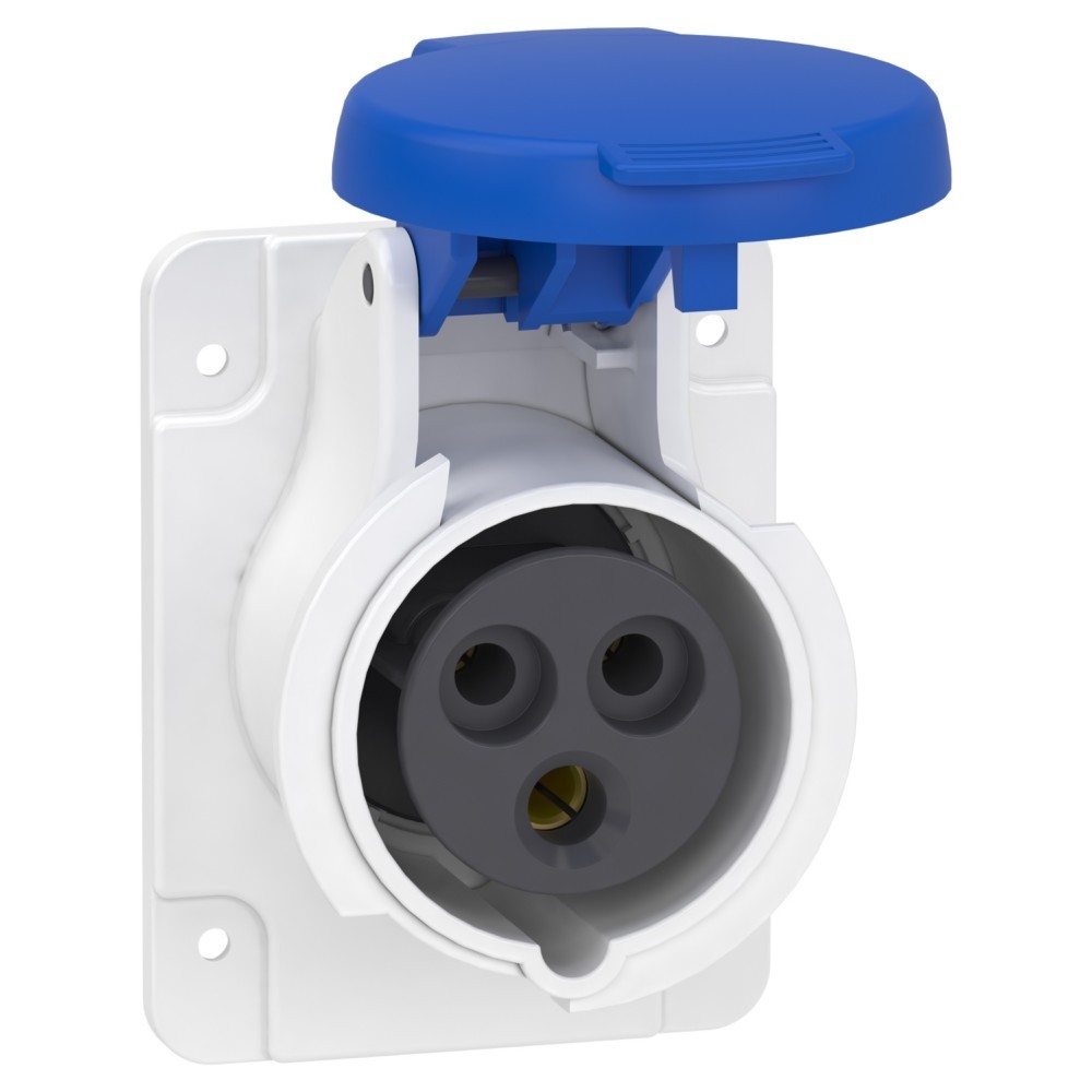Bild von Schneider Electric SE PKF16G423 Anbausteckdose Ip44 16A 230V 3P, Elektronikzubehör + Gehäuse, Blau