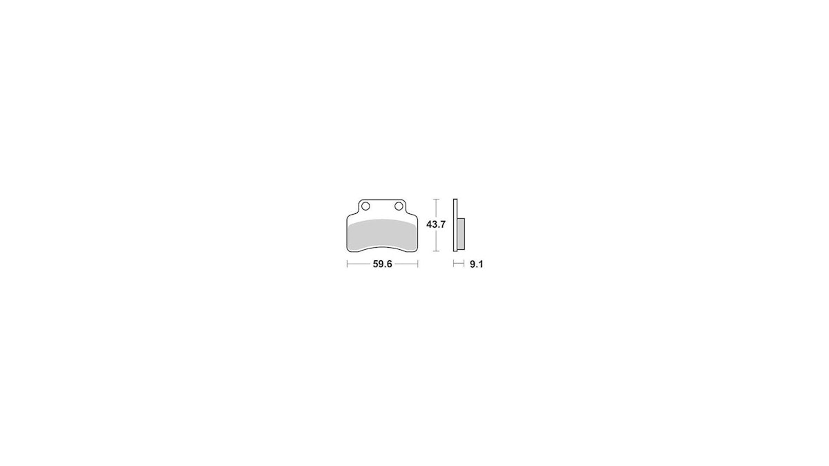 Bild von TRW Organic Allround MCB694 Bremsbelagsatz Bremsbeläge, Bremsklötze, Bremssteine