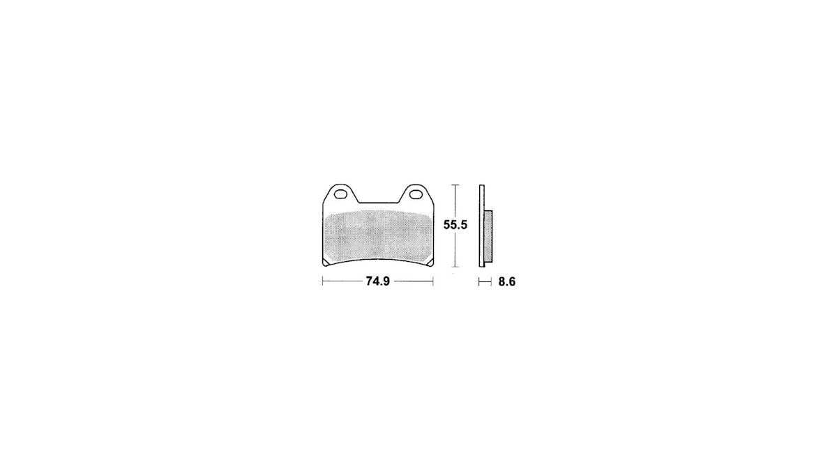 Bild von TRW Hyper Carbon Racing MCB683CRQ Bremsbelagsatz Bremsbeläge, Bremsklötze, Bremssteine