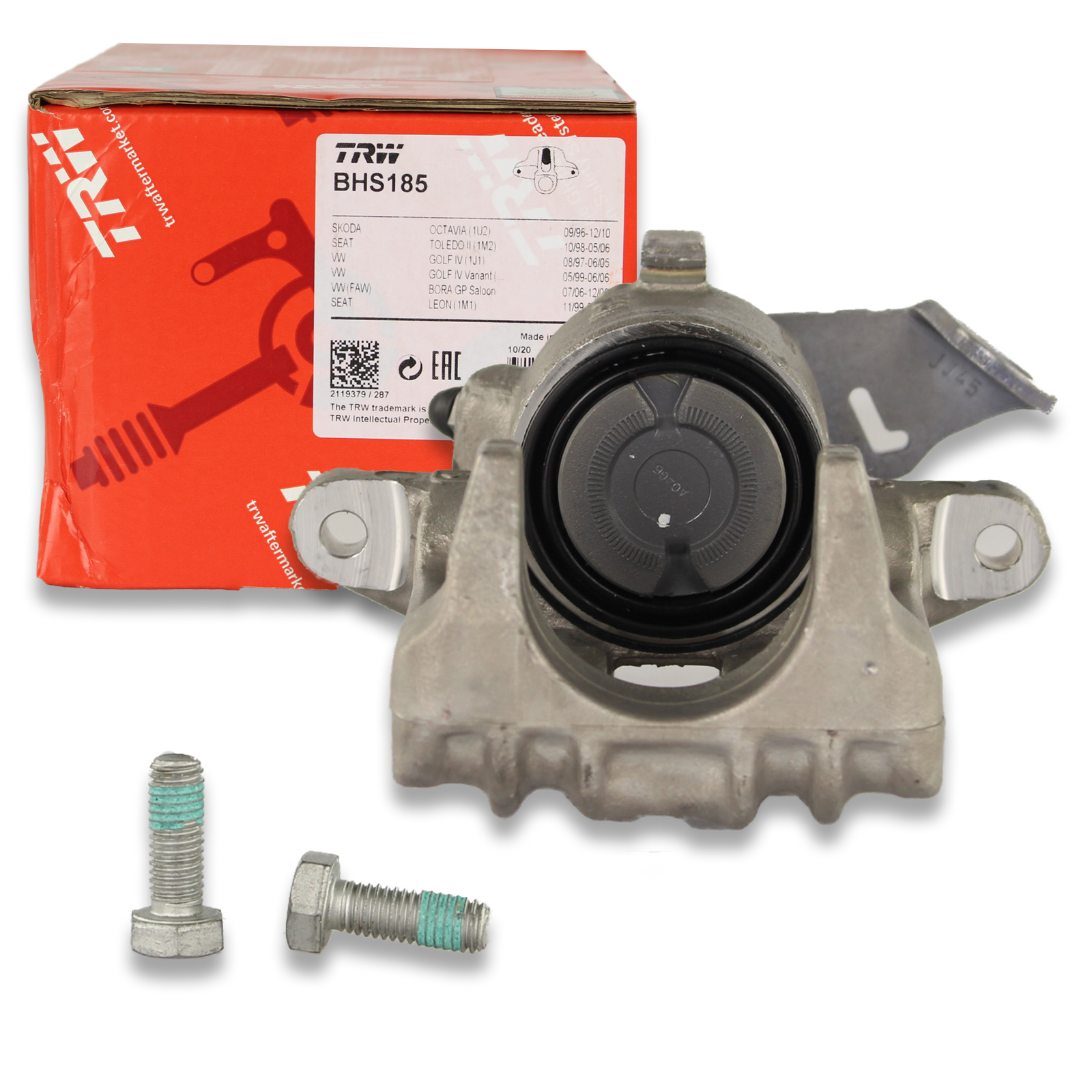Bild von TRW BHS185 Bremssattel Bremszange Aluminium geänderte Handbremsseil-Aufnahme am Bremssattel VOLKSWAGEN: Golf 4, Golf 4 Variant, Bora Variant