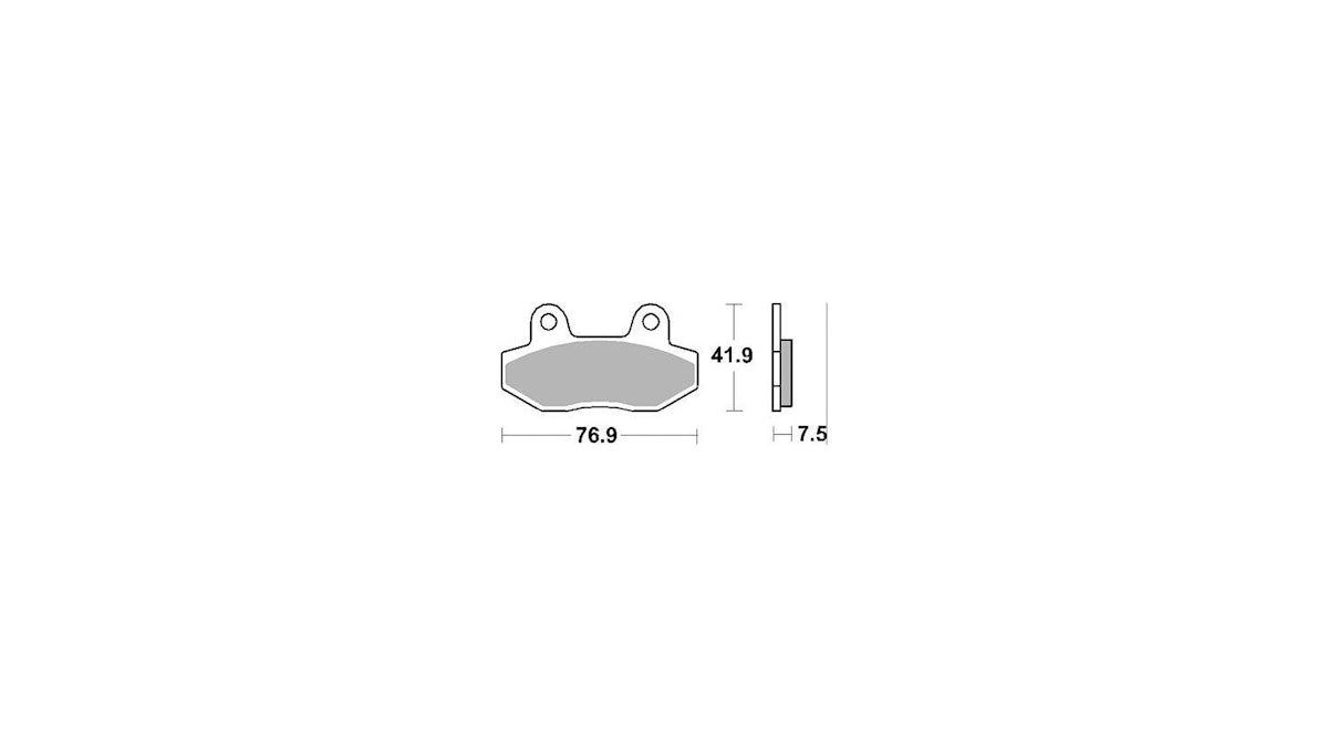 Bild von TRW Organic Allround MCB822 Bremsbelagsatz Bremsbeläge, Bremsklötze, Bremssteine