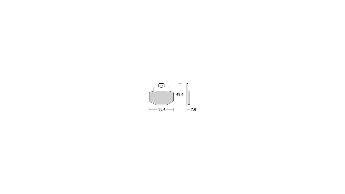 Bild von TRW Organic Allround MCB727 Bremsbelagsatz Bremsbeläge, Bremsklötze, Bremssteine