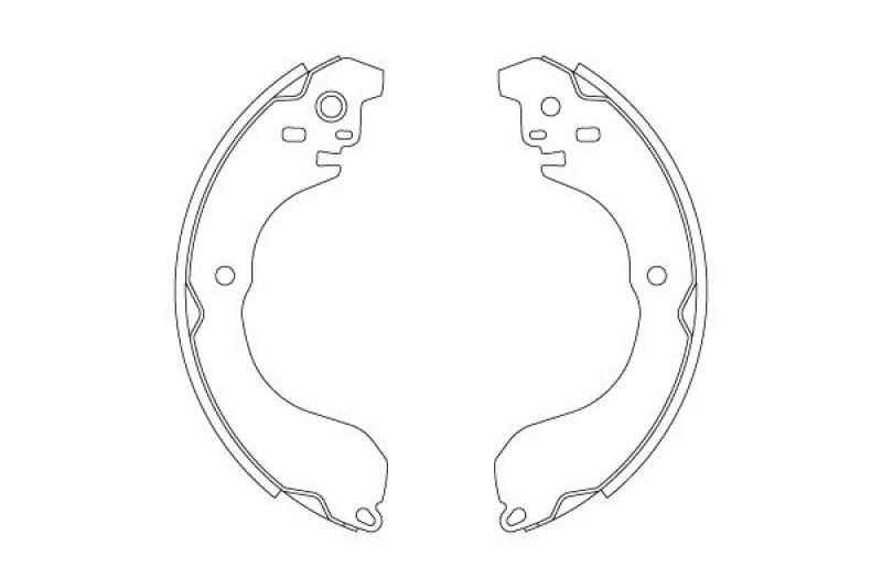 Bild von TRW GS8813 Bremsbacken Trommelbremsbacken, Bremsbackensatz 228,6 36,5
