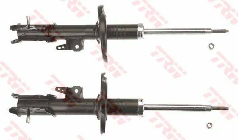 Bild von TRW Stoßdämpfer JGM1305T Vorderachse Gasdruck 48 Zweirohr Federbein oben Stift TWIN HYUNDAI: i20 I Schrägheck