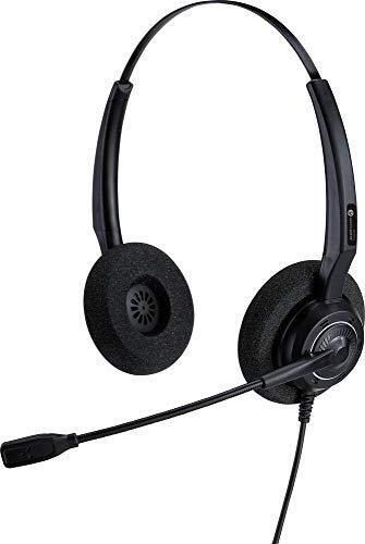 Bild von Alcatel-Lucent Enterprise AH 12G Telefon On Ear Headset kabelgebunden Schwarz Mikrofon-Rauschunterdr