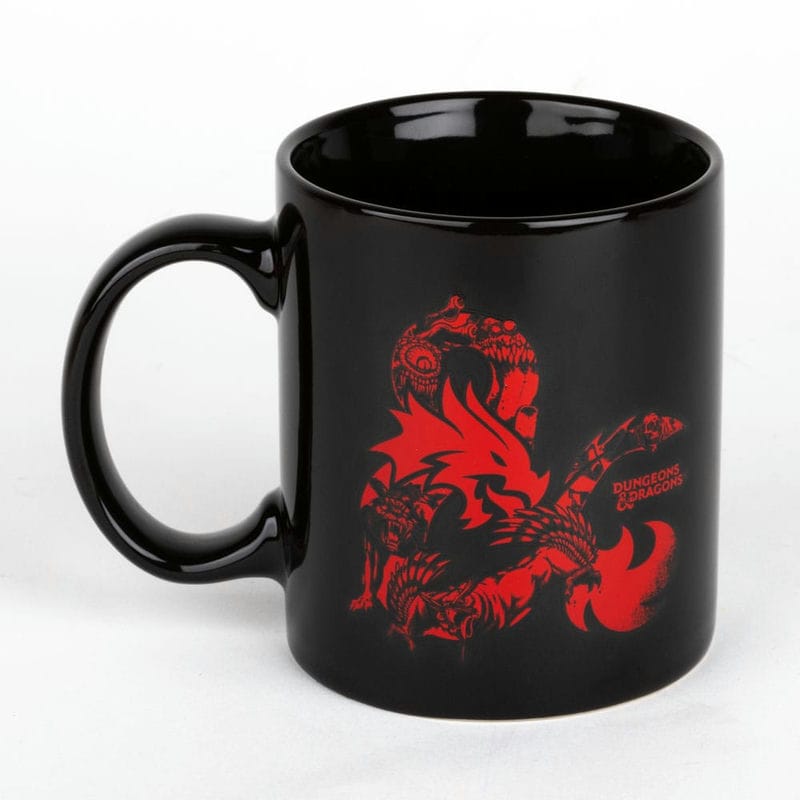 Bild von Dungeons & Dragons Monsters Logo Tasse schwarz Konix Merch Mug