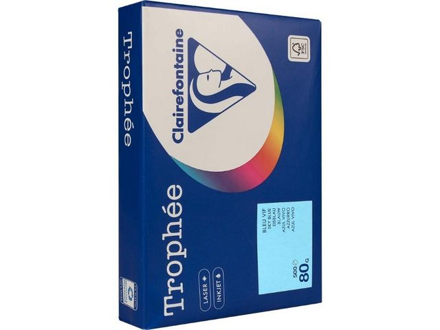 Bild von CLAIREFONTAINE Kopierpapier Clairfontaine Farbiges Kopierpapier 'Trophee' 80 g