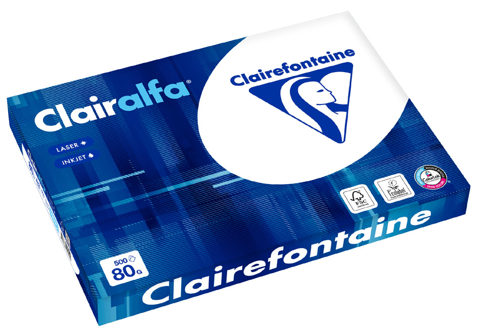 Bild von CLAIREFONTAINE Druckerpapier 2800, Format DIN A3, 120 g/m², 250 Blatt