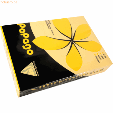 Bild von 5 x Clairefontaine Multifunktionspapier Papago A4 210x297mm 80g/qm gol