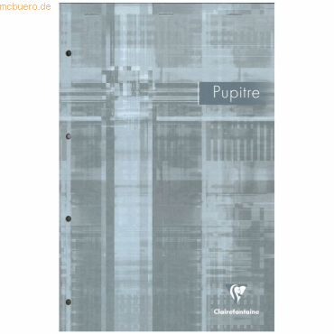 Bild von 5 x Clairefontaine Notizblock A4+ liniert mit Rand 80 Blatt 4-fach gel