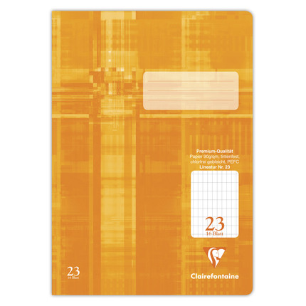 Bild von 25 x Clairefontaine Schulheft A4 32 Blatt Lineatur 32 rautiert 5/9mm
