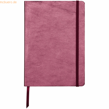 Bild von 3 x Clairefontaine Notizbuch flexibel A5 72 Blatt liniert cherry