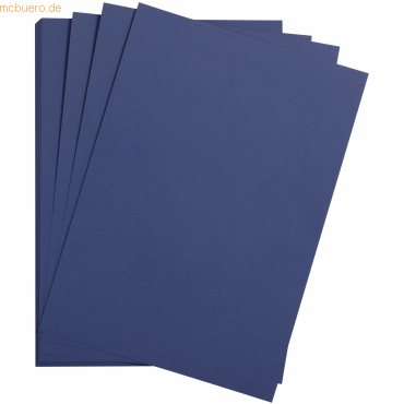 Bild von CLAIREFONTAINE Bastelkartonpapier Bastelkarton Maya 185g/qm A3 VE=25 Blatt nachtblau