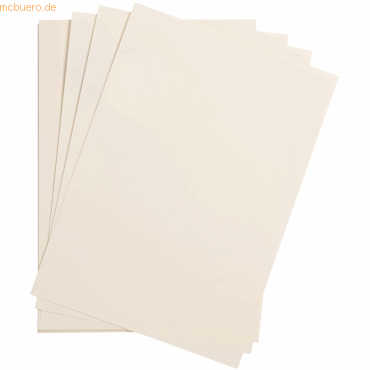 Bild von CLAIREFONTAINE Bastelkartonpapier Bastelkarton Maya 185g/qm A3 VE=25 Blatt elfenbein